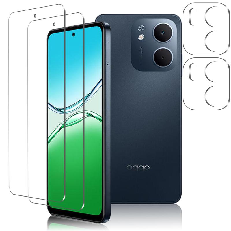 Rakuten - OPPO A5x フィルム + OPPO A5x カメラフィルム【旭硝子日本製】オッポ a5x ガラスフィルム 指紋認証対応 硬度9H 耐衝撃 スクラッチ防止 自動吸着 露出オーバー防止 OPPO A5x 用の 保護フィルム 気泡