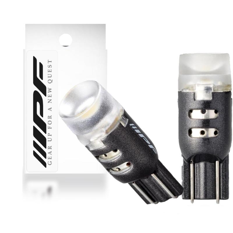 Rakuten - M's Basic by IPF ポジションランプ LED 車用 T10 130lm 6500K ホワイト 12V用 2本入 車検対応 後方照射全反射レンズ採用 AMZ-PL001