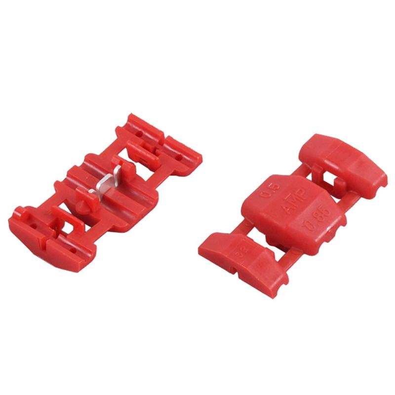 樂天商城 - エーモン(amon) 配線コネクター 赤 AV(S)0.5~0.85sq 16個入 ドラレコの配線 電装品の取り付け 接続 エレクトロタップ プライヤーだけで配線コードを分岐 コードの切断や被覆剥き不要 貫通タップ 3