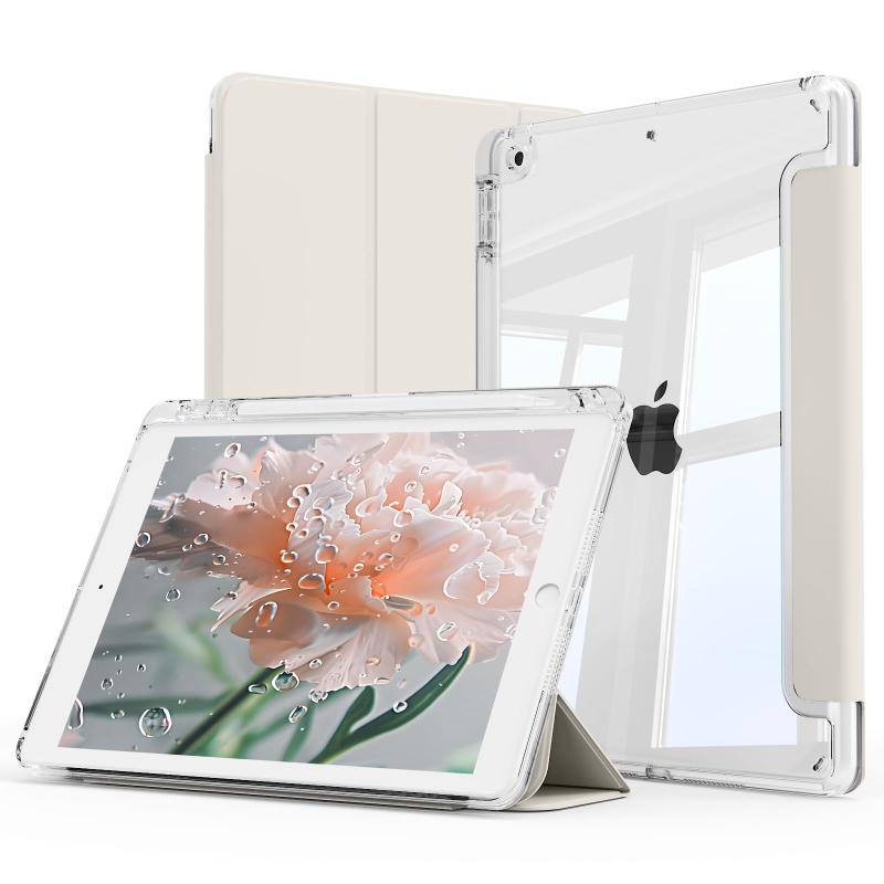 SQQSOOZ iPad 9/8/7世代 透明 ケース スリム クリア-（14210）