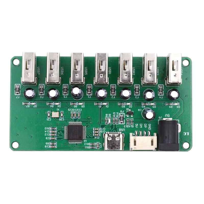 Xiwai USB 2.0 1対4、1対3 HUBスプリッター PCBA拡張モジュールボード PC マルチポートデバイス Type-C/Type-A キーボード マウス スキャナー プリンター用