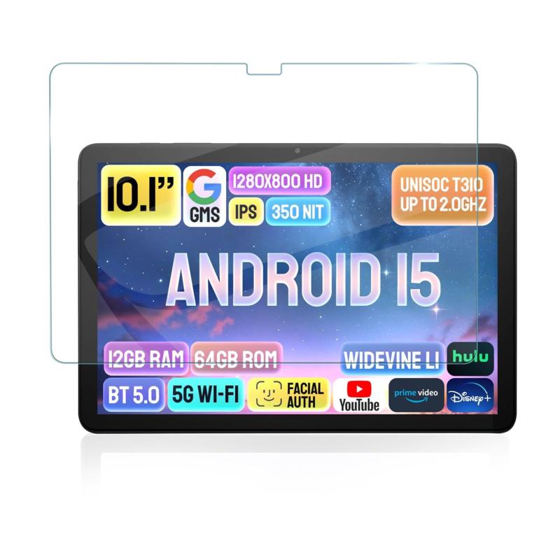 タブレット 10インチ /10.1インチ 強化ガラス 高透過率 9H硬度 保護フィルムの商品画像