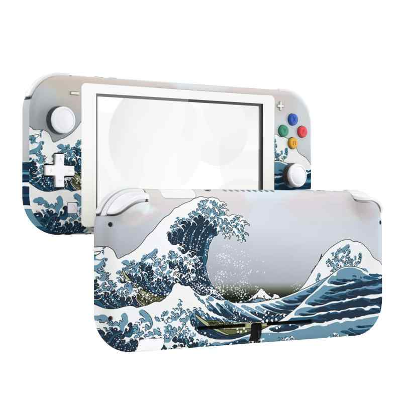 eXtremeRate スイッチライトに対応用カスタムケースカバー、任天堂switchライトコントローラー修理キットハウジング/スクリーンフィルム付き、switch liteに対応用パターン柄互換するケースシェ