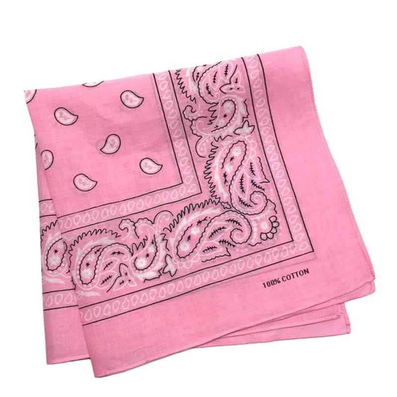 [Trifong] バンダナ ペイズリー 三角巾 おしゃれ 大人 ピンク 綿100% コットン 大きめ カシューナッツ..