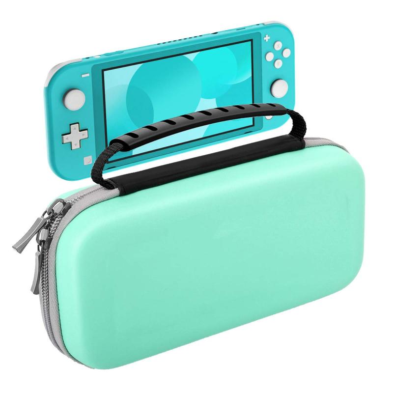 樂天商城 - Switch Lite ケース ATiC ニンテンドー スイッチライト キャリングケース 収納バッグ EVA素材 耐衝撃 全面保護 軽量 Switch Liteコンソール/付属品 /10枚ゲームカード収納 持ち運び便利 ターコイズ