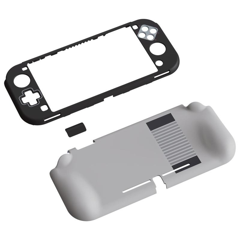 PlayVital ZealProtect Nintendo Switch Liteに対応用保護シェル、Switch Liteに対応用人間工学に基づいたデザインしたハードシェル、ジョイコンのシェル＆グラスフィルム＆サムライカバー＆ボタンキャ