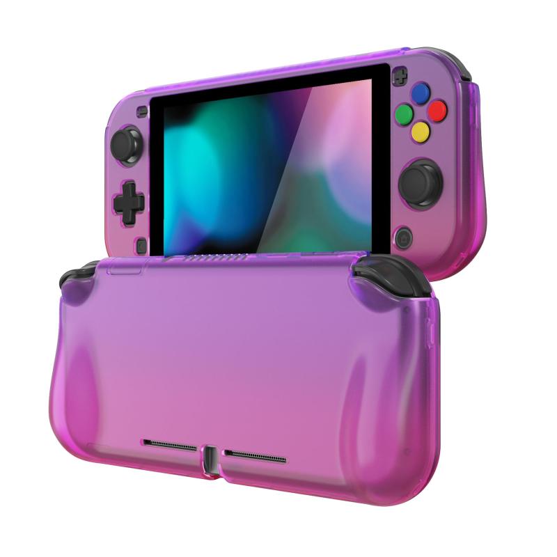 PlayVital ZealProtect Nintendo Switch Liteに対応用保護シェル、Switch Liteに対応用人間工学に基づいたデザインしたハードシェル、シェル＆グラスフィルム＆サムライカバー＆ボタンキャップは付属し