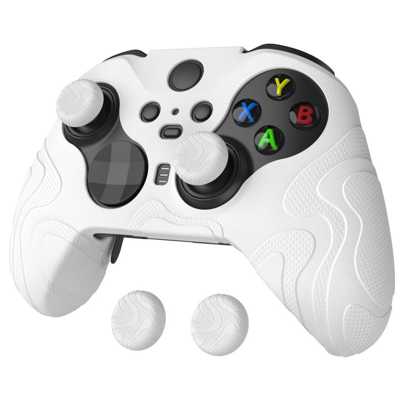 PlayVital Mountain Rangeエディション Xbox Elite Wireless Controller Series 2 &amp; Elite Series 2 Core対応用シリコンカバー、滑り止め加工付き＆サムグリップ付属してい