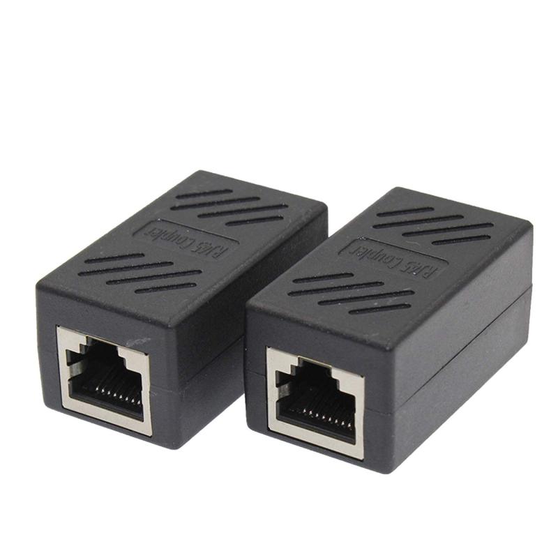 Cases - LUYING RJ45 LANケーブル用中継コネクタ RJ45 延長 アダプタ メス-メス ギガビット 対応 8P8C コンパクト LY-19A01 (2個セット)