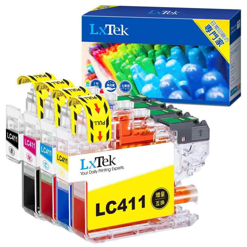樂天商城 - LxTex LC411 インク ブラザー用 インク LC411-4PK 純正 と併用可能 4色セット Brother用 LC411BK 大容量タイプ DCP-J926N MFC-J904N MFC-J739DN MFC-J939DN 互換インク