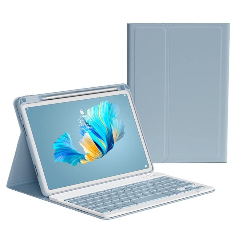 iPad 10.2 iPad 第9世代 第8世代 第7世代 キーボード ケース 上側 Apple Pencil 収納 iPad Air3 iPadPro10.5 キーボード カバー マグネット 分離式 カラーキーボード 配色 ワイヤレス ビジネス 学生