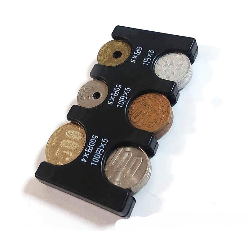 TRkin コインホルダー コイン収納 3350円収納 軽量 コンパクト 携帯用コインホルダー コインケース 小..