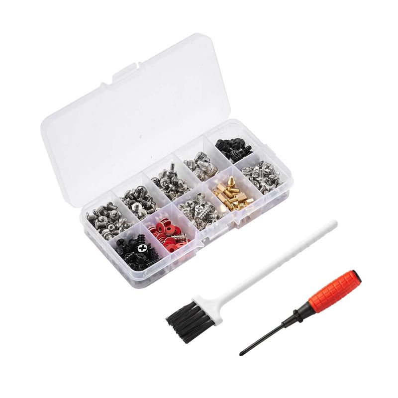 Litorange PCネジ 280個セット スペーサー ワッシャー 自作PC ssd PCケース デスクトップ