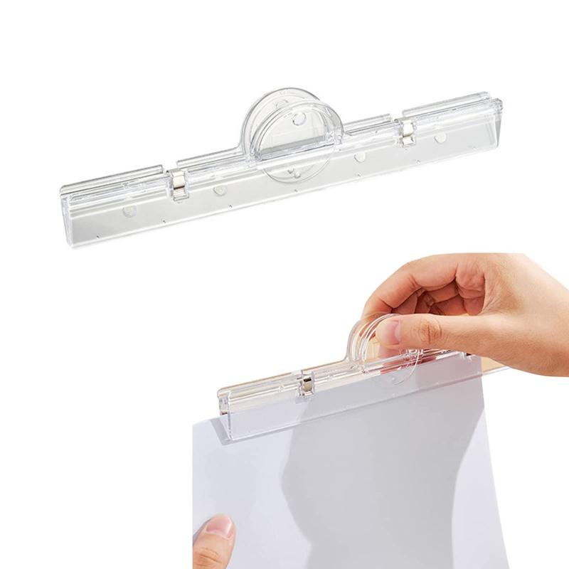 Rakuten - ALLMIRA ブッククリップ マグネットクリップ クリア 磁気クリップ クリップ フォルダサブ オフィス用品 磁石 磁気 安定した 省力化 多機能で便利 目玉クリップ 大 挟み口 (1)