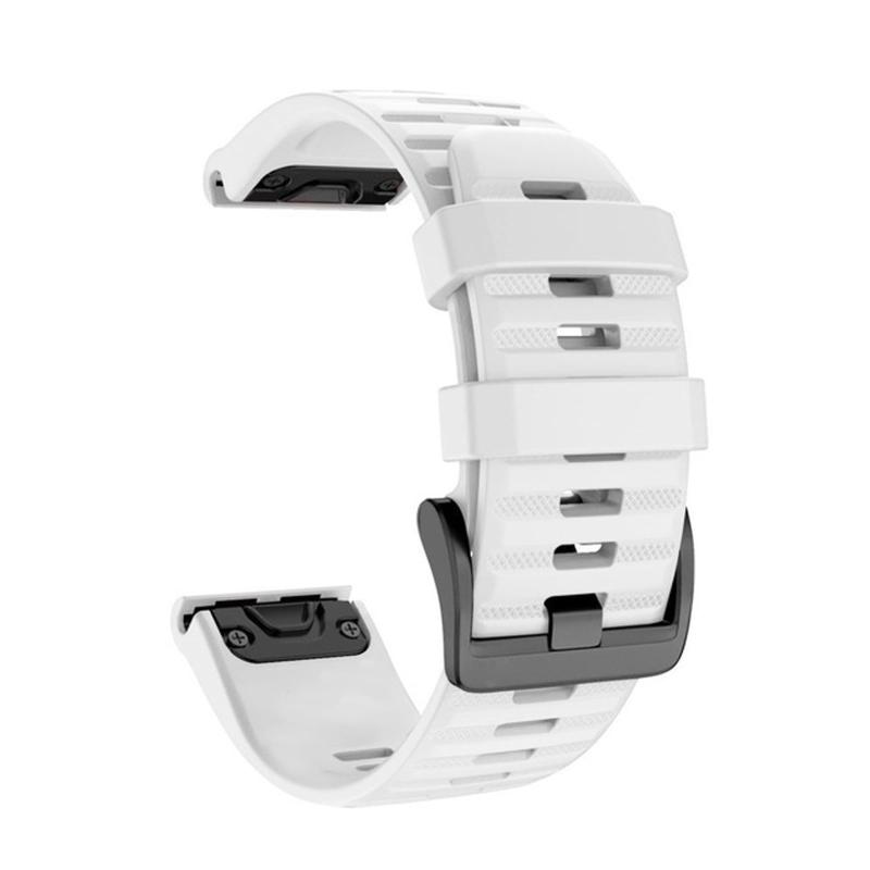 [SQHYWJ] 20mm 22mm 26mm シリコンウォッチバンド 替えベルト はに適合 GARMIN(ガーミン) Fenix 8 / Fenix 7X / Fenix 6X / Fenix 5X /Fenix 7/6/5 用 交換 ベルト クイック