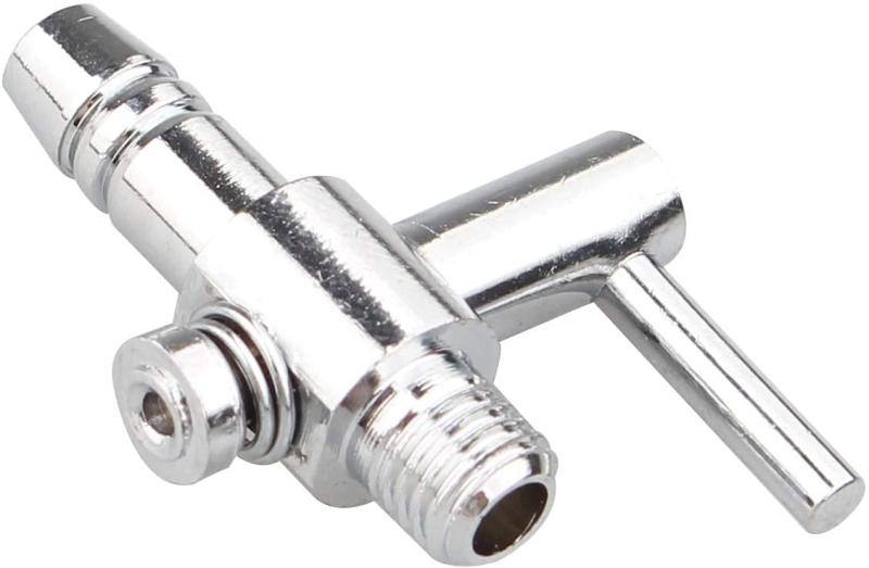 TAORAYO レバーバルブ エアチューブ 用 一方コック レバー バルブ 分岐 管 水槽 エアー 気流制御 調節 10個