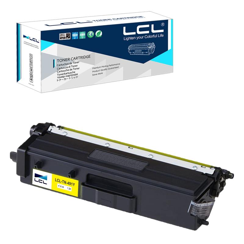Rakuten - LCL Brother用 ブラザー用 TN-491 TN491 TN491Y （ 1パック イエロー） 互換トナーカートリッジ 対応機種：HL-L8360CDW/HL-L9310CDN/MFC-L8610CDW/MFC-L9570CDW