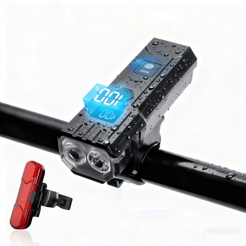 LXCRTONE 自転車 ライト 【新登場・超高輝度】光センサー 自動点灯 自転車ライト 高輝度 2000ルーメン 7つ点灯モード 180°大ワイド照明 IPX5防水 自転車ヘッドライト クロスバイク/ロードバイク