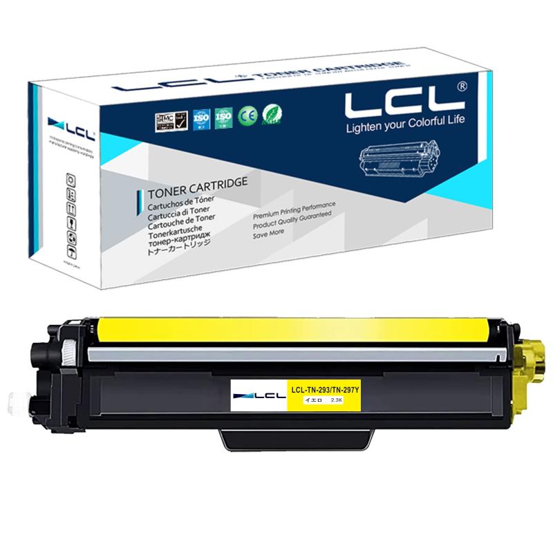 LCL Brother用 ブラザー用 TN-297 TN-297Y 2300枚 互換トナーカートリッジ (1パック イエロー) 対応機..