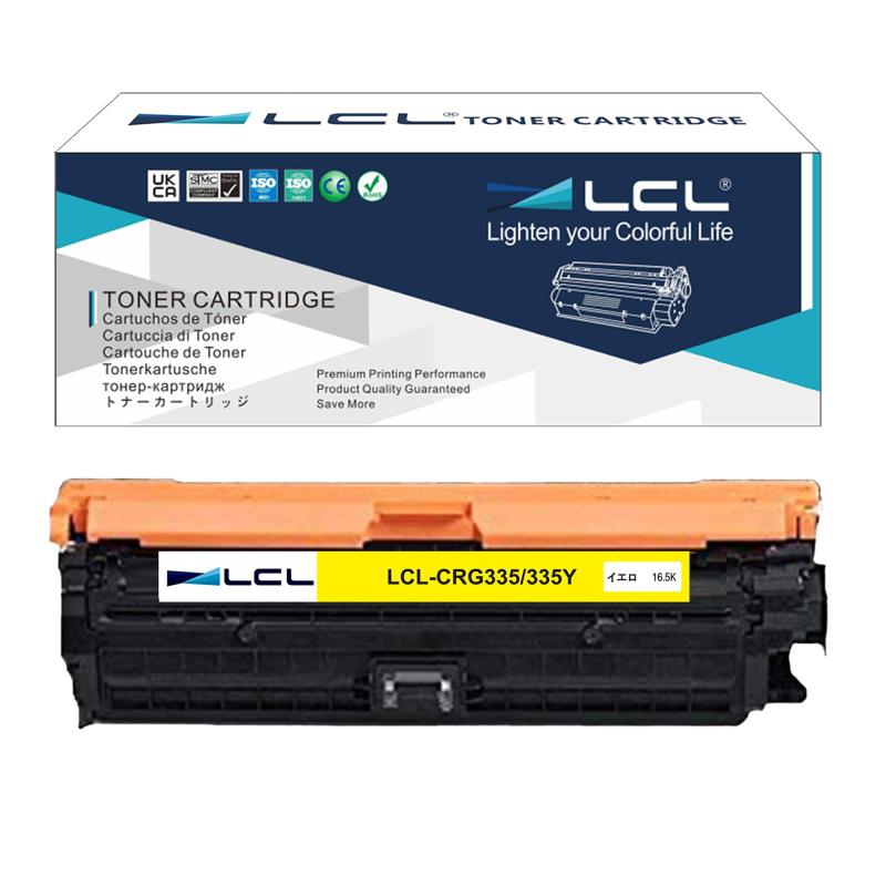 Netbook （UmPC） - LCL Canon用 キャノン用 335Y CRG335 CRG-335YEL (1パック イエロー) 再生トナーカートリッジ 対応機種：Canon LBP9660Ci LBP9520C LBP841C LBP842C LBP843CI