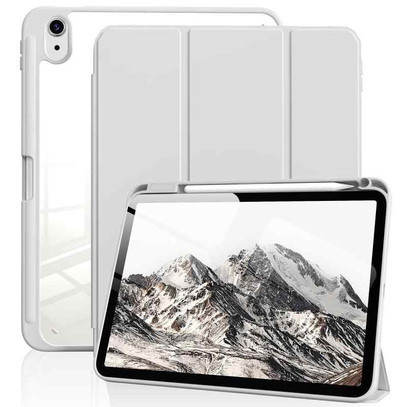 樂天商城 - BFGTSJF iPad 第11世代 ケース iPad（A16）11インチ 2025/第10世代10.9インチ 2022通用, 透明 アクリル カバー ペンシルホルダー付き 三つ折りスタンド 収納 Pencil2収納 Touch IDと オートスリープ
