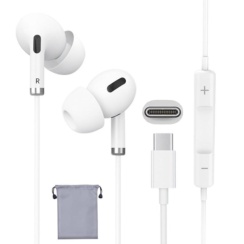 Unfoto イヤホン タイプC 有線【2026新版・HiFi音質強化】USB-Cイヤホン マイク付き クリア通話 音量調整 重低音 ノイズ低減 カナル型 軽量 人間工学 絡みにくい リモコン付き 防水 遅延なし ゲー root-house-10139391 RoothouseStore パッケージ画像