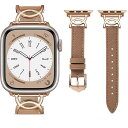 Youmai コンパチブル Apple Watch バンド 本革 レディース Apple watch Ultra2/Ultra/ Series10/9/ 8/7...