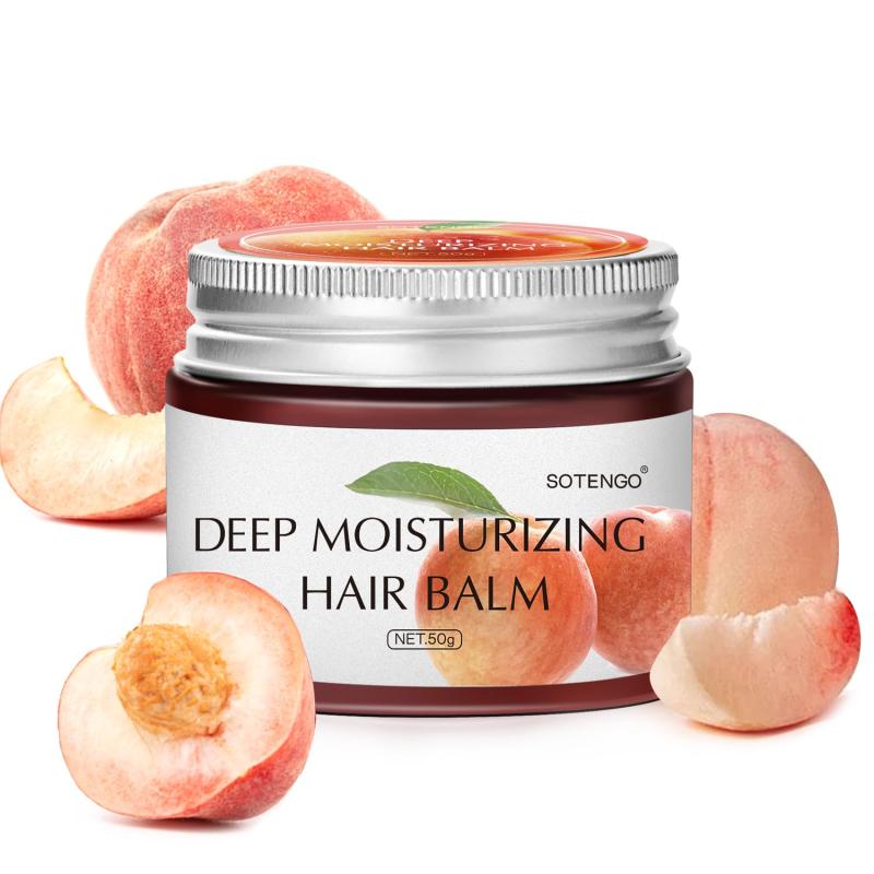 【濡れ感×自然な束感】SOTENGO ナチュラル ヘアワックス ヘアバーム ヘアモイスチャライジング フレッシュなピーチの香り 美容室 サロン愛用