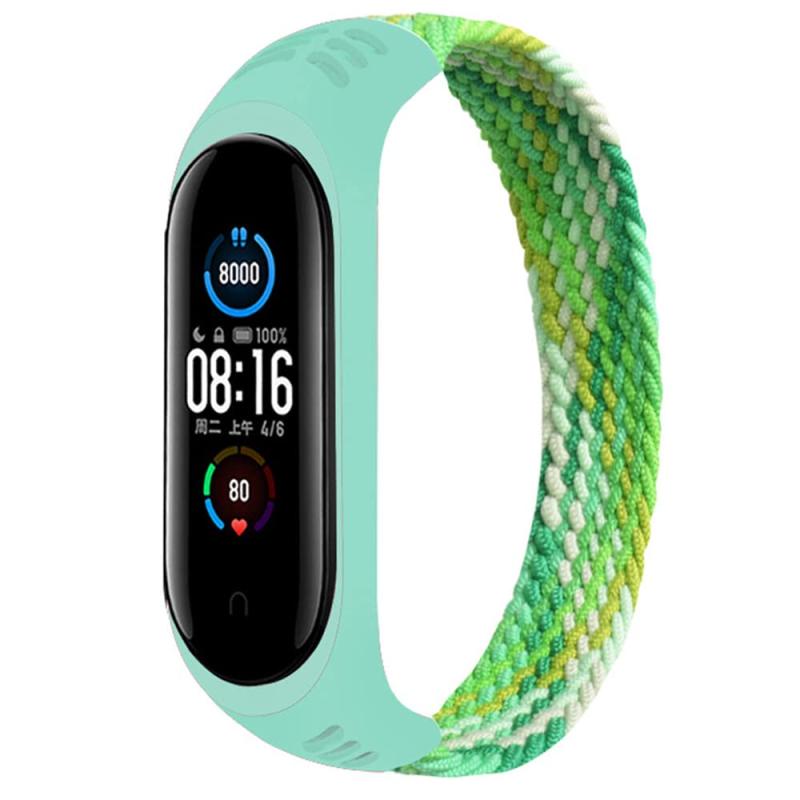 Rakuten - [KIMAIXA] 編組ソロループコンパチブルXiaomi Mi Band 7 6 5 4 3、弾性シリコン生地ナイロンスポーツストラップ交換リストバンドBraided Solo Loop コンパチブルXiaomi Band Miband 7 5 6 4