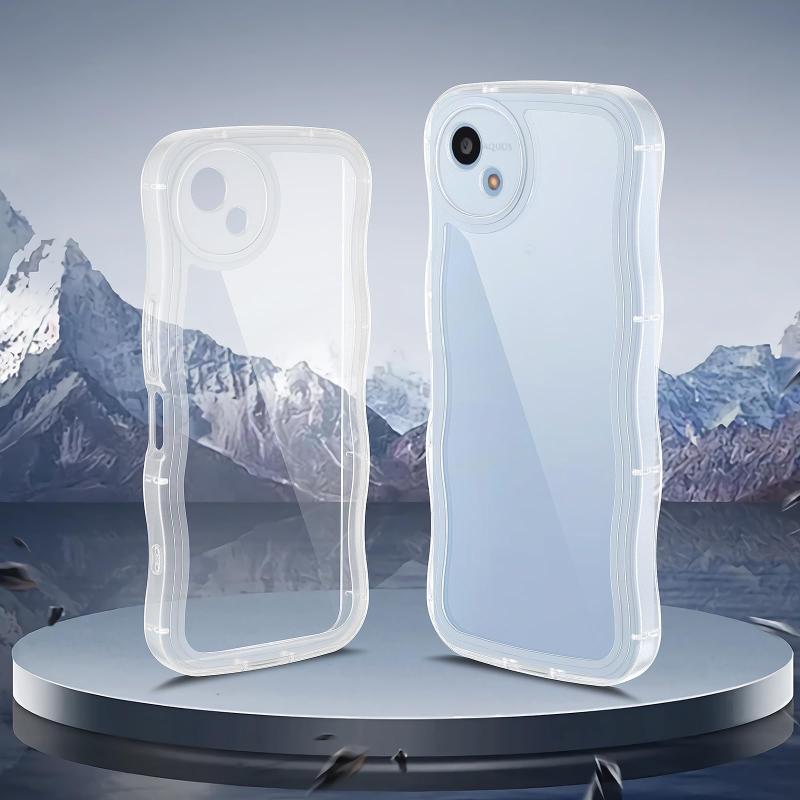 AQUOS wish4 ケース クリア ウェー...の紹介画像3