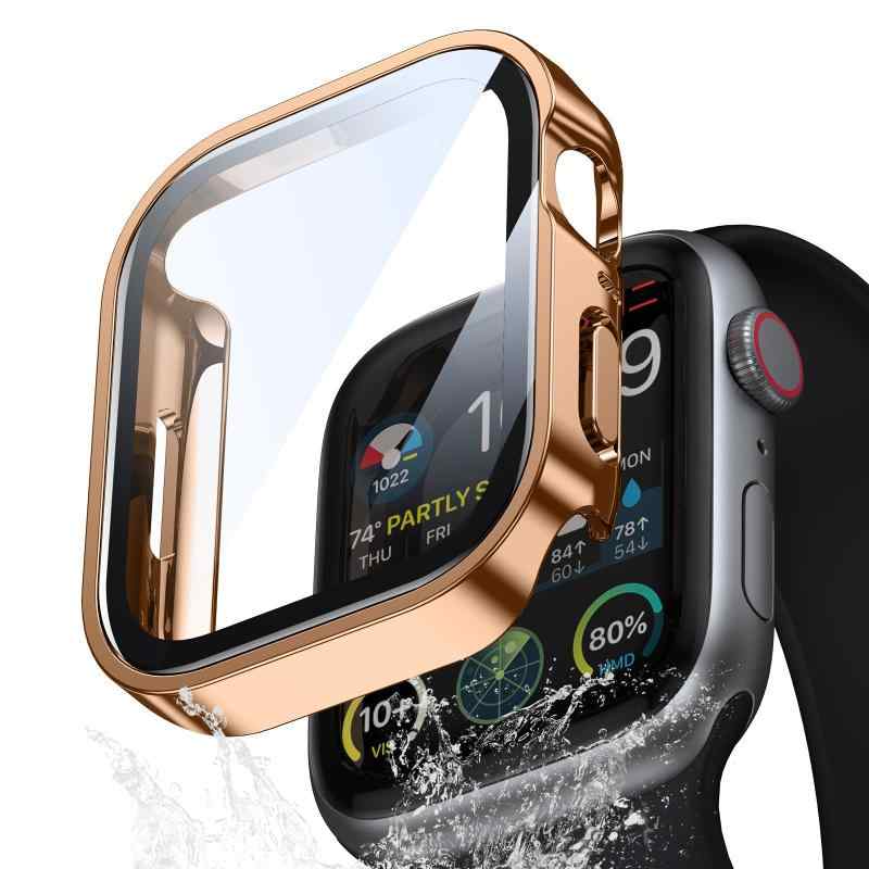 UIUIKA Apple Watch カバー Series 9/8/7 45mm 対応 アップルウォッチ用 ケース 防水 一体型 新デザイン 3D直角エッジ Apple Watch ケース対応 全面保護 超薄型 装着簡単 耐衝撃 高透過率 指紋防止 傷防