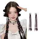 ヘアクリップ 蝶結び リボン ヘアエクステ 三つ編み ブレード カラー エクステ 編み込み 娘 ダンス 発表会 キッズ イベント エクステンション ポニーテール...