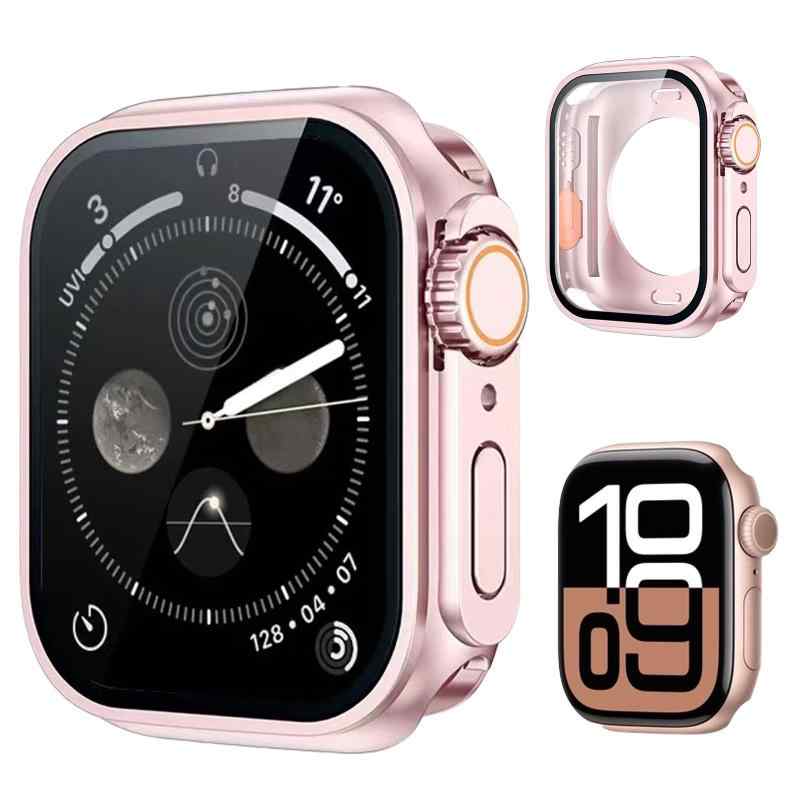 樂天商城 - BOOLINN アップルウォッチ カバー 46mm 45mm 44mm 42mm 41mm 40mm 対応 360°防水 数秒でUltra一体型 アップルウォッチ保護ケース+防水ゴムリング+背面ケースの3 in 1デザイン 耐衝撃 高感度 apple w