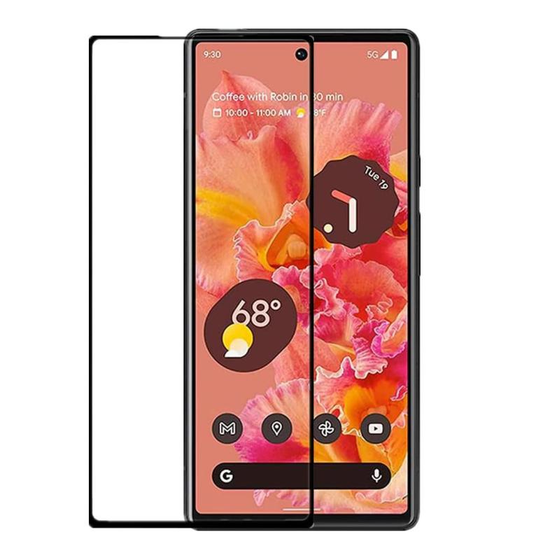 For Google Pixel 6 ガラスフィルム Google Pixel 6 カメラフィルム【製素材旭硝子製 】 表面硬度9H保護フィルム レンズ保護ガラスフィルム 飛散防止 3D 高感度タッチ 気泡防止 耐指紋 撥油性 ラ