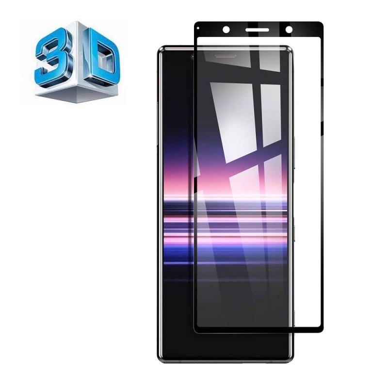 For Xperia 5 ガラスフィルム エクスペリア 5 SO-01M SOV41 用 ガラスフィルム 全面保護 強化ガラス 液晶保護フィルム 【干渉しない/指紋防止/貼り付け簡単/気泡ゼロ】【対応機種】For Xperia 5 SO-01M SOV41に対応なので、機種を間違いないようご注意下さい。【3D全面保護】3Dラウンドエッジを加工して携帯の縁をぴったりカバーできて埃入れないガラスフィルムです。本体に沿って設計されているので、ラウンド部の端まで全面フルカバーします、まるで貼っていない美しい一体感を示します。また落下や衝撃による端欠けを防ぎます。【硬度9H、耐衝撃】ダイヤの10H硬度に近く硬度9Hの高品質強化ガラスで、キーやナイフなどの鋭いものから液晶をがっちり守ります。万が一割れてしまっても飛び散りにくい特殊加工で、ガラスの破片が手を傷つけにくく、簡単に取り外すことができます。【汚れ防止】特殊コーティングを施されて、撥油性、疎水性を備えます。油分、水粒などの汚れがついても簡単に拭き取られます。指紋も付きにくく、キレイに視覚効果を示してくれます。【超薄、高透過率】超薄0.26ミリで、99.9％ほど高透過率です。本来の高画質をそのまま楽しむことができてFor Xperia5の持ち味に花を添えます。一体化するため自然な仕上がりで裸族にも満足できます。高品質のガラス材料で作ったのでツルツルで滑りが良い手触りを還元してくれてタッチ反応を妨げなくスムーズな操作感を与えます。