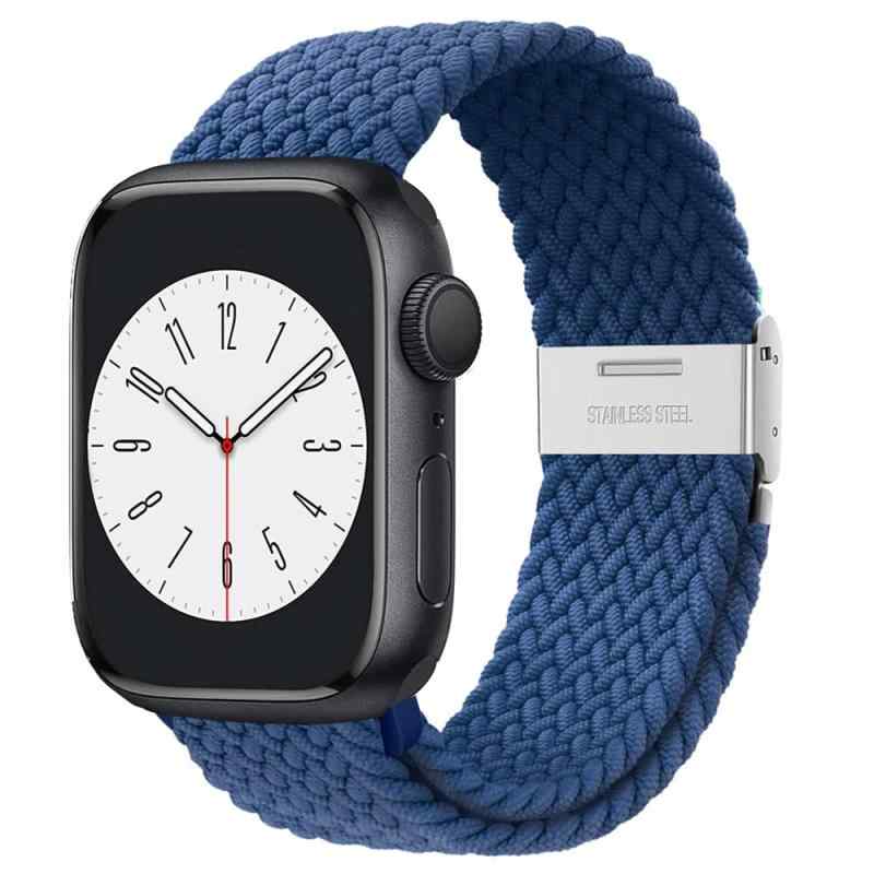 樂天商城 - アップルウォッチ バンド Apple Watch バンド 49mm/46mm/45mm/44mm/42mm 編み込み 伸縮 調整可能 ソロループ Series Ultra2/Ultra/10/9/8/7/6/SE/SE2/5/4/3/2/1 全機種対応