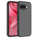 ZXZone for Google Pixel 9a ケース 半透明 マット感ケース 耐衝撃 画面保護 レンズ保護 米軍MIL規格 滑り止め 指紋防止 ストラップホール付き ワイヤレス充電対応 スマホケース グーグルピクセル9a