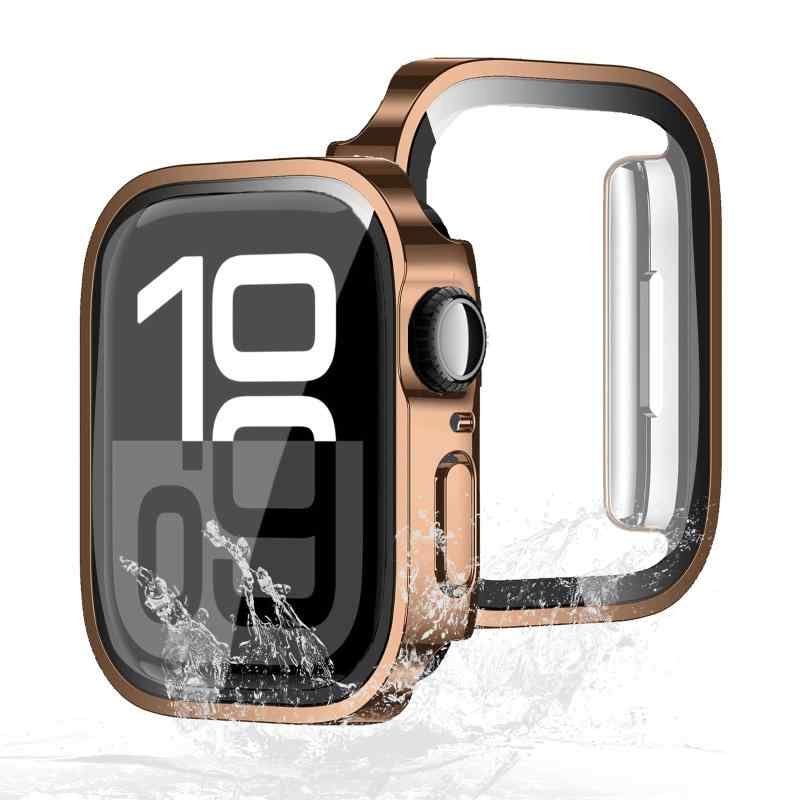 樂天商城 - BUITFOU Apple Watch カバー Series 9/8/7 45mm 対応 アップルウォッチ用 ケース 防水 一体型 新デザイン 3D直角エッジ Apple Watch ケース対応 全面保護 超薄型 装着簡単 耐衝撃 高透過率 指紋防止 傷