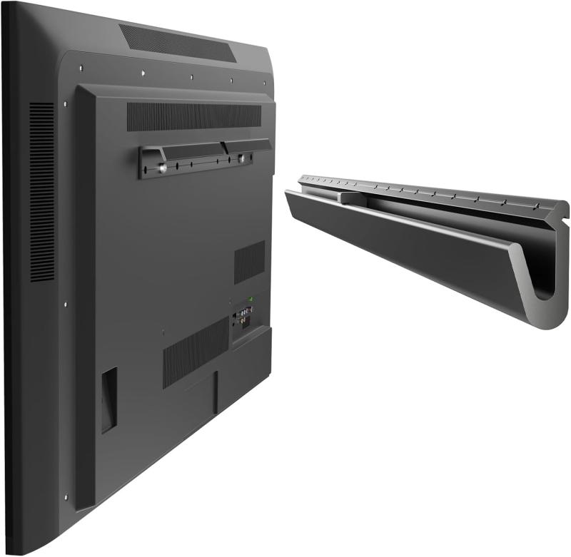 Rakuten - Antimbee テレビ 壁掛け 賃貸金具 32-55インチ対応 乾式壁 壁掛けテレビ 金具 薄型 32 35 40 50 55型用壁掛け tv 金具 VESA最大400x400mm 耐荷重45kg ウォールマウント（ブラック）