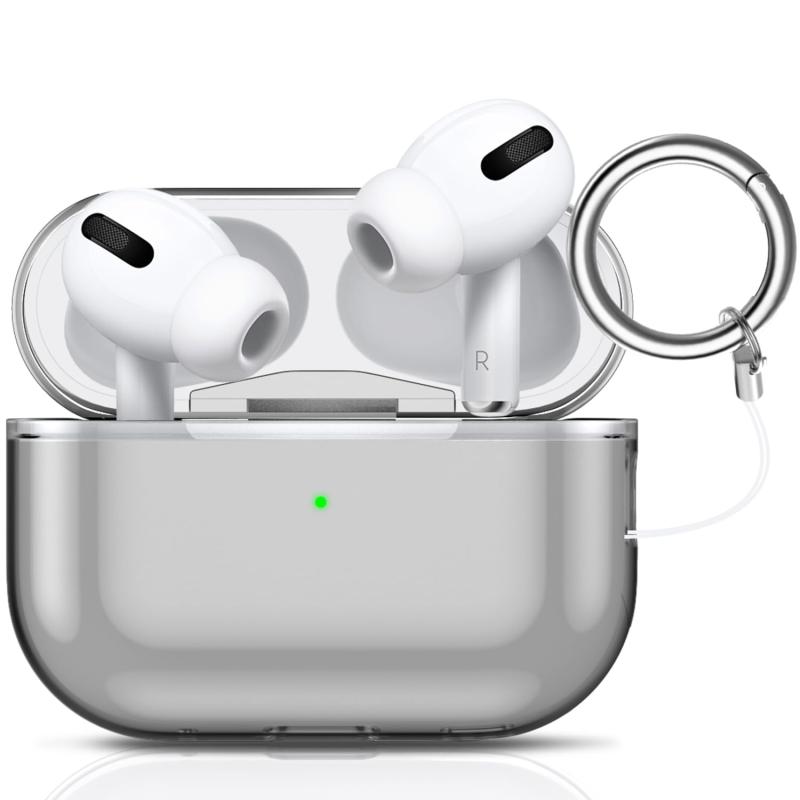 Sungale AirPods Pro 第3世代 ケース 2025対応 TPU 保護カバー Airpods Pro 3 ケース エアーポッズプロ3 保護ケース カバー 装着充電可能 耐衝撃 軽量 落下防止 おしゃれ ワイヤレス充電対応 LEDライトが【対応機種】AirPods Pro 3 用 ケース（クリアブラック）。AirPods Pro3イヤホンと充電ケースは付属しておりません。【高品質素材】ケースは高品質の柔軟なTPU素材で作られており、安全性と環境保護性があり、人の肌に刺激を与えません。 透明な中に黒があり、イヤホン本体の色がかすかに見える。超質感、手触りが一番、外観は一流です。【全面保護】高い防塵、傷防止、耐衝撃性等が持っています、全面カバー設計で、衝撃を最小限に抑えます，本体に無損です。本体にぴったりの内部デザインで、お客様のイヤホンを大切に保管・収納できます。360°シームレスで包んでいる、本体をよく適当に置くことができます。【ワイヤレス充電対応＆有線】充電穴が空いてい，ケーブルによる充電が可能です。AirPods Pro 3の充電口と完全に合わせ、わざわざ取り外す必要はありません、簡単に充電できます。ケースを装着したままワイヤレス充電が可能。【便利に持ち運ぶ】紛失防止のワイヤーホルダーはズボン、鍵と組み合わせて、紛失や盗難を防ぐことができます。登山やキャンプ等のアウトドアシーンや、手ぶらでのお出かけに最適です。