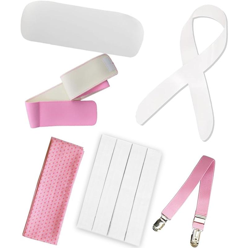 [TOuWA] 和装小物6点セット 二尺袖着物用 袴用 浴衣用 通年用 着物 着付けセット (帯板 着付けベルト 腰紐4本 マジックベルト 衿芯 伊達締め) レディース 結婚式 花嫁 パーティ お茶会 卒業式