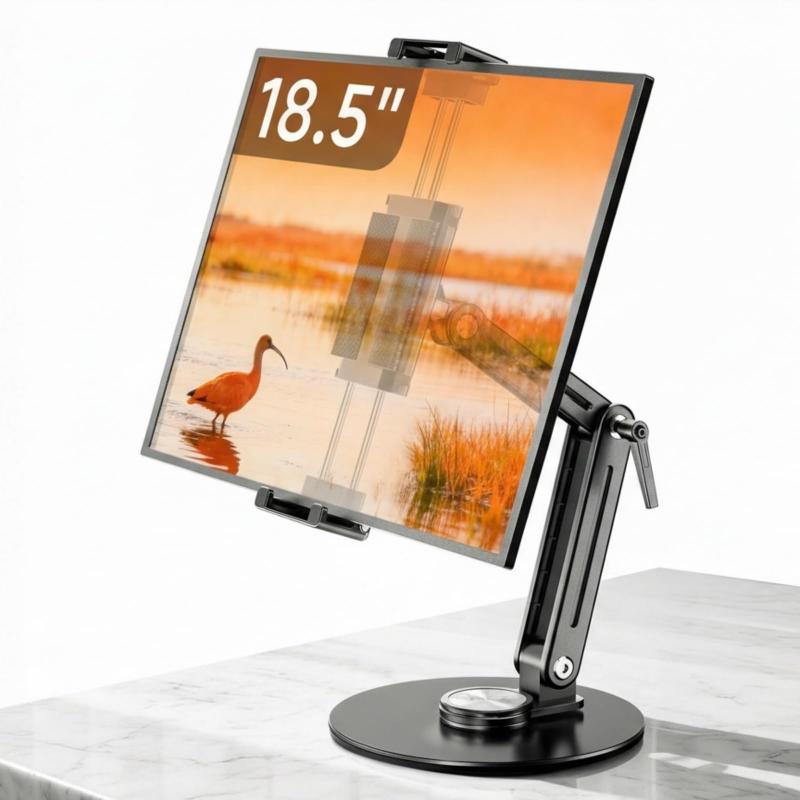 ~15 inches - モバイルモニター アームスタンド - 持ち運び 軽量11 12.4 12.9 13 14.6 15.6 16 17 18.4インチSamsung tab Surface Macbook iPad Proに適用する自立式 2段タブレットスタンド 卓上ホルダ