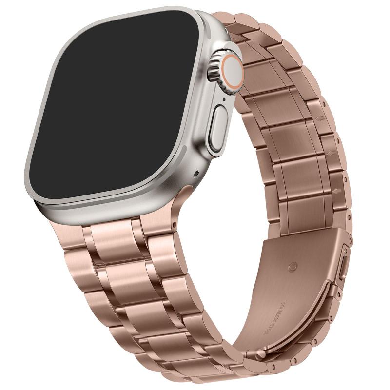 [HITZEE] メタル Band コンパチブル Apple Watch バンド 49mm 46mm （シリーズ 11/10） 45mm 44mm 42mm（シリーズ 3/2/1） ステンレススチール製交換用メンズ/レディースバンド Apple Watc
