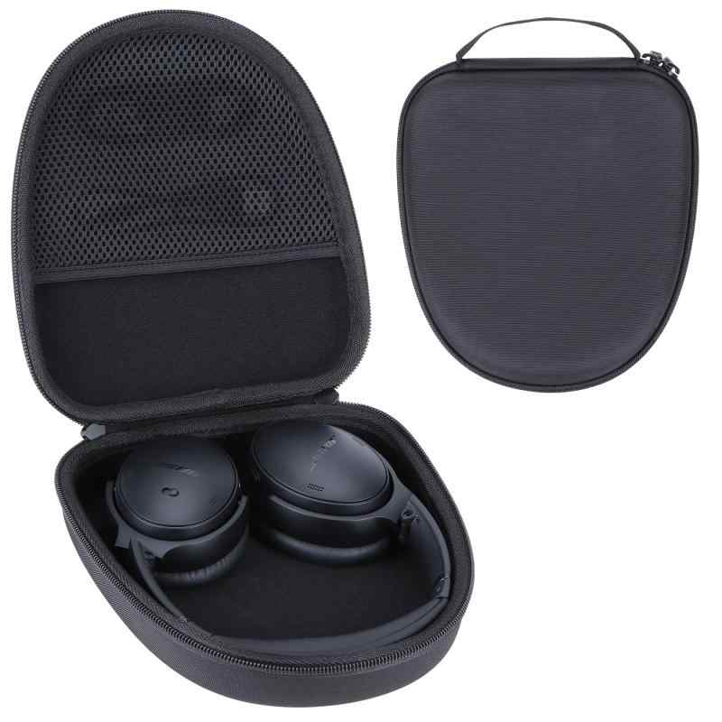 RIYADAone 収納ケースのみ販売 - 収納ケースに適合する Bose QuietComfort QC 45/SC/Ultra/Ultra 2nd/QC25ノイズキャンセリング オーバーイヤーヘッドホン (ブラック ケース)