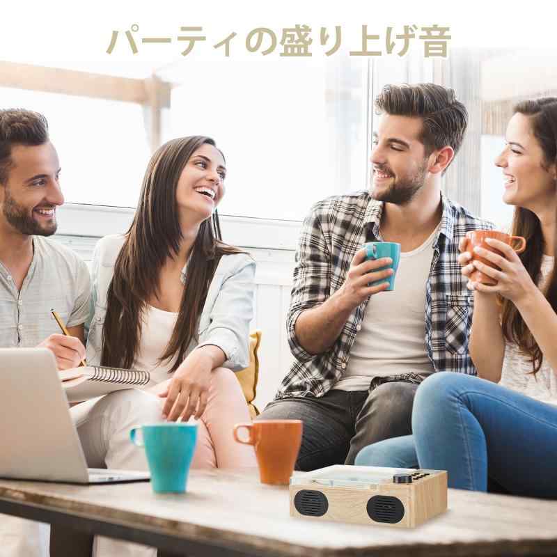 Gelielim CDプレーヤーポータブル FMラジオ CD/MP3/USB/AUXコンセント付き デュア...