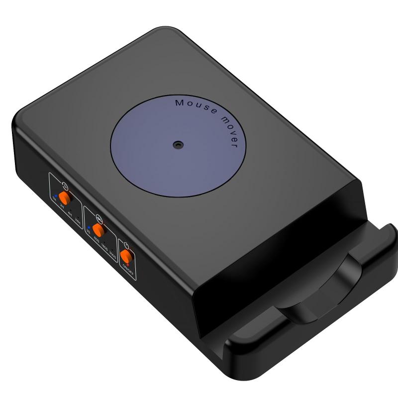 Cases - [ミノリの恵]マウスムーバー 検出不能 インストール不要 マウスジグラー ON/OFFスイツチ/回転間隔/動作時間/スマホスタンド付き 静音設計 Mouse Jiggler Mover 自動物理回転 PCラップトップをアク