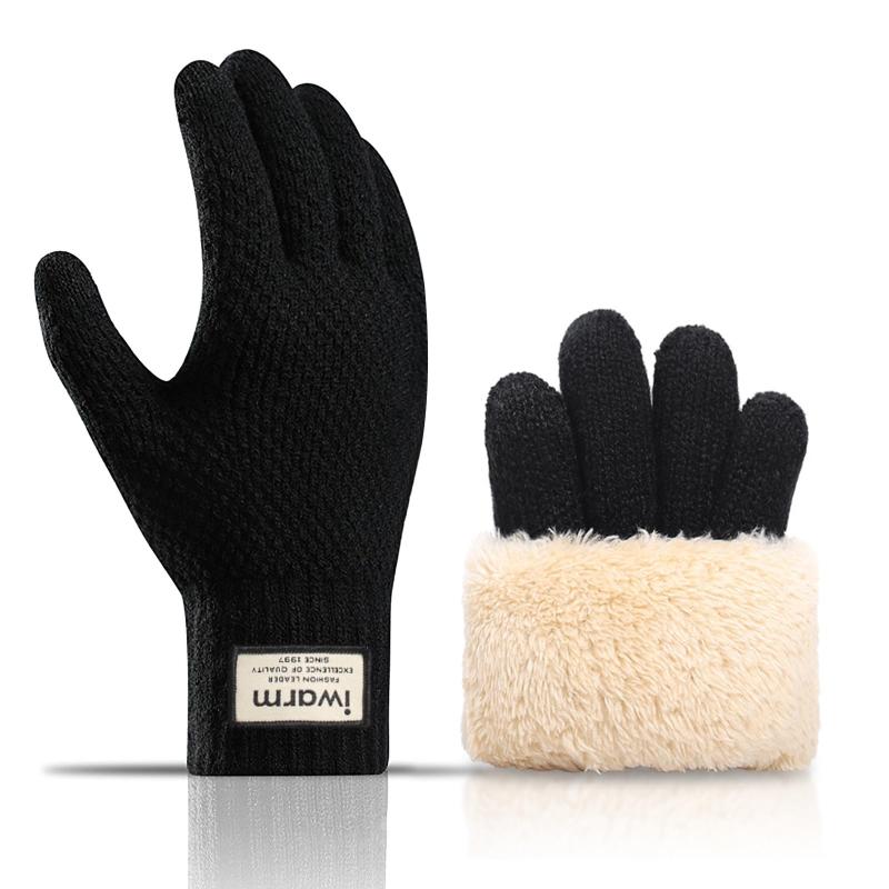 [HORADON] 手袋 メンズ 防寒 ニット手�
