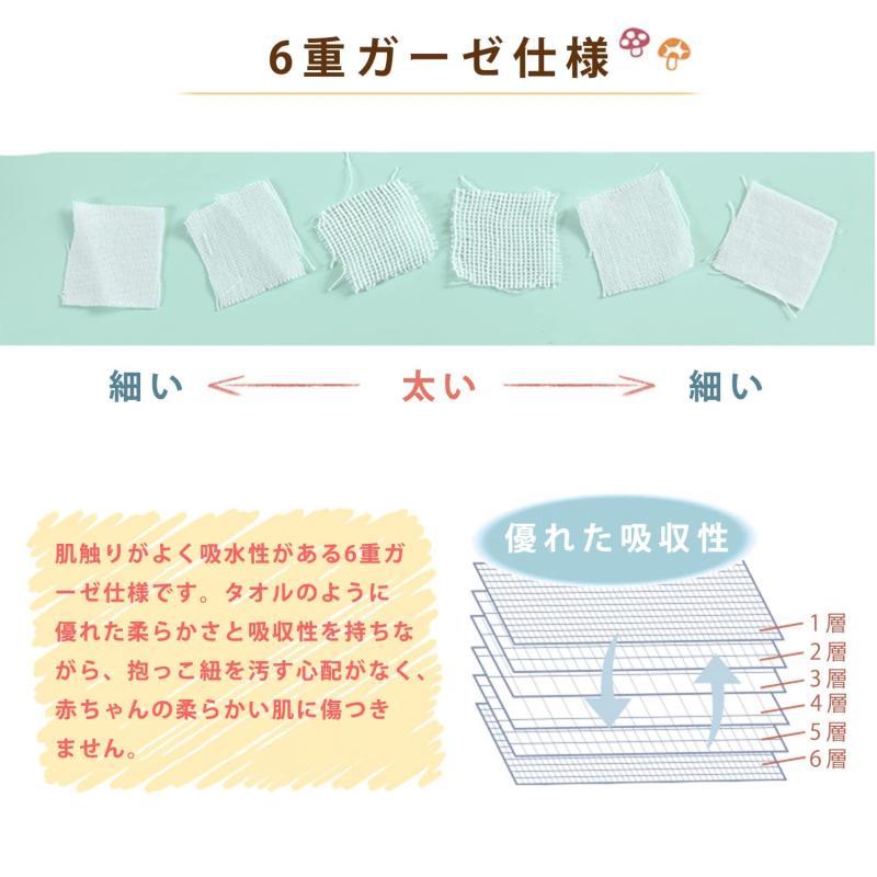 [huazontom] 抱っこ紐 よだれカバー 4点セット 胸当て よだれパッド 綿100% 柔らか...