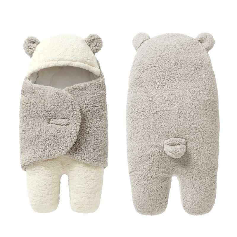 Maternity Foods - [MOONMN] ベビーおくるみ 赤ちゃんおくるみ 新生児おくるみ ベビー服 ベビー寝袋 出掛け 見た目は可愛い 冬 新生児着ぐるみ 抱っこ布団 足付き 出産祝い 防寒 暖かい 柔らかい 綿 コットン フ