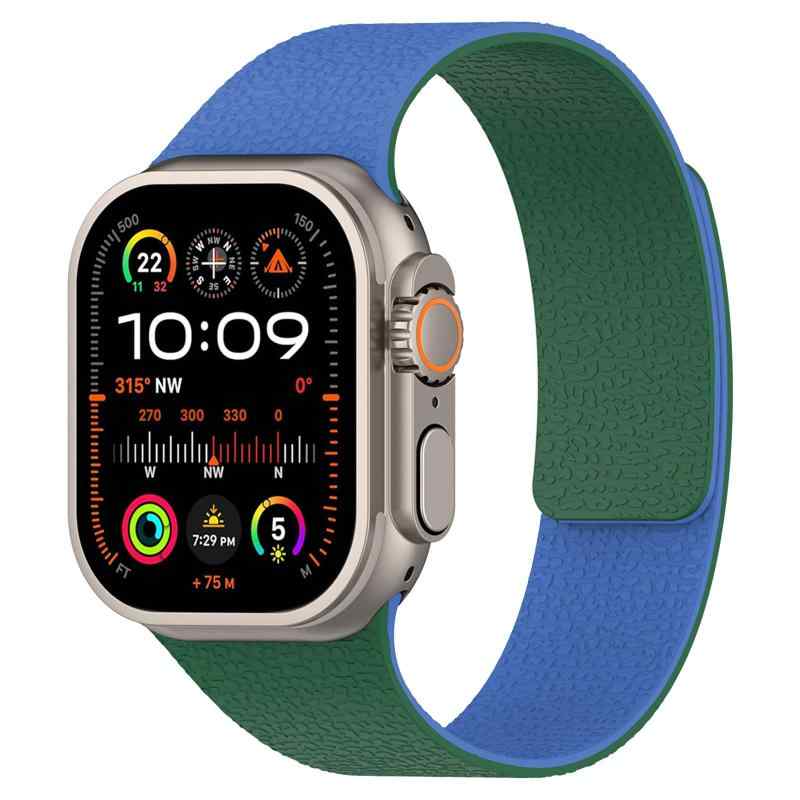 Rakuten - ZIZUCHLE for Apple Watch マグネットバンド シリコン 防水 49mm/46mm/45mm/44mm/42mm/41mm/40mm/38mm アップルウォッチ バンド シリーズ Ultra2/Ultra/10/9/8/7/6/SE/